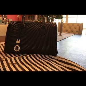 Black Leather Henri Bendel Satchel